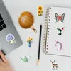 50 Adesivos de Graffiti Pixel de Animais Adesivos Criativos de Animais Copo d'Água Celular Computador Adesivos Decorativos à Prova d'Água Atacado