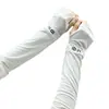Mangas de Hielo para Protección Solar, Sueltas de una Pieza Sin Costuras Anti-UV, de Moda para Exteriores, Conducir y Ciclismo, Mangas de Hielo Finas de Seda de Hielo para Protección de Brazos