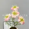 Flor artificial rosa flor de boda diseño de sala de bodas guía de flores para el camino flor interior flor de seda flor artificial exhibición en jarrón fila de flores