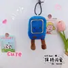 Chaveiro Pingente de Pelúcia Desenho Animado Eletrodoméstico Micro-ondas Console de Jogo Pingente de Micro-ondas Console de Jogo Mochila Pingente Pequeno