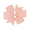 Pinzas para el pelo de cinta de satén acanalada, bestsellers europeos y americanos de Amazon transfronterizos, pinzas para el pelo de lazo de color liso, accesorios para el pelo para niños al por mayor