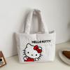Bolsa de mano de algodón plumón de dibujos animados, bolsa de peluche de muñeco lindo para agarrar, bolsa con corazón de niña, bolsa de axila, ventas directas de fábrica