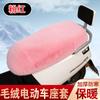 Funda de Asiento Eléctrica de Felpa para Patinete, Funda de Asiento Engrosada de Invierno para Bicicletas Eléctricas y Patinetes, Cálida y Engrosada
