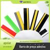 Tiras de Etiqueta de Preço de PVC Adesivo de Fábrica Autoadesivas Cartões de Etiqueta de Contêiner Etiquetas de Preço de Prateleira com Tiras de Preço Adesivas