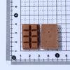 Comida de simulación y juego chocolate diy hecho a mano accesorios para el cabello cuerda para la cabeza zapatos agujereados pegamento crema funda para teléfono espejo accesorios de resina