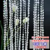 Cortina de Fio com Contas de Novo Estilo para Decoração de Casamento, Fio de Cristal para Decoração de Teto de Local de Casamento, Corrente de Divisória de Cortina de Cristal para Porta e Janela
