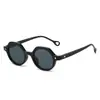 Gafas de Sol Poligonales Retro de Moda de Alta Gama Anti-UV para Hombre, Nuevas de Cruce de Fronteras Europeas y Americanas 2025
