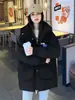 Chaqueta acolchada de algodón de moda para mujer, nuevo estilo 2026, longitud media, talla grande, corte holgado, abrigo acolchado, chaqueta de algodón de invierno, prenda exterior engrosada