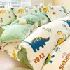 Funda Nórdica Infantil Pieza Única 100% Algodón Puro Guardería Niña Dibujos Animados Siesta 120x150 Funda Nórdica para Bebé Funda de Ropa de Cama