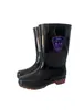 Botas de Chuva Femininas para Primavera e Outono, Antiderrapantes, Resistentes ao Desgaste, Sola de Couro Bovino, Sapatos Baixos/Médios/Altos para Água, Sapatos de Trabalho para Cozinha, Sapatos para Lavagem de Carros, Atacado do Fabricante
