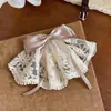 Elástico de Cabelo de Renda com Pérolas Estilo Coreano Estilo Ins Clássico Exquisito Grampo de Primavera Relaxado Design de Nicho Acessório de Cabelo Venda por Atacado