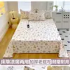 Nueva Sábana de Cama de Algodón Puro Tela Gruesa de Verano Pieza Única 100% Algodón Lino Esterilla Fresca Cama Individual Juego de Tres Piezas 2026