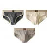 Huajielong Nueva Ropa Interior para Hombre de Color Sólido Texturizado al por Mayor Simple de Cintura Media Talla Grande Transpirable Calzoncillos para Hombre Dropshipping
