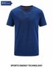Camiseta de verano de cuello redondo y manga corta de secado rápido para hombre, ligera, para exteriores, antiultravioleta, verde militar, ropa deportiva, camuflaje, lote