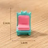 Mini Paisagem Móveis Criativos Ornamentos Sofá Cama TV Geladeira Artesanato de Resina DIY Decoração Casa de Bonecas Acessórios