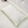 Funda de almohada infantil de estudiante de gasa de doble capa de algodón puro 30x50, funda de almohada para bebé 40x60, funda de almohada individual