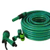 Venta al por mayor de fábrica Pistola de agua para jardín de 12 mm Juego de 4 piezas Manguera de tubería de agua para jardín de PVC Manguera para lavado de autos de jardinería Amazon