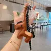 Nuevo Colgante Llavero de Piel de Caballo, Encanto de Bolso de Caballo del Zodiaco Moderno y Creativo, Adorno de Cuerda Tejida a Mano del Año del Caballo