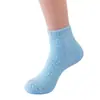 Calcetines de Dormir Gruesos de Color Sólido de Felpa para Mujer, Calcetines de Terciopelo de Coral de Media Pantorrilla para el Hogar