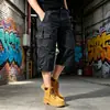 Artículos en stock Pantalones Deportivos de Verano para Hombre Resistentes al Desgaste Pantalones de Siete Puntos Casuales Holgados de Pierna Recta Pantalones de Trabajo para Exteriores Pantalones Cortos para Hombre