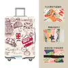 Funda Gruesa Elástica para Maleta Estampada Funda Protectora para Maleta con Ruedas Resistente a Rayones Resistente al Desgaste Funda para Maleta de Viaje Funda Antipolvo Personalizada