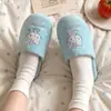 Pantuflas de Algodón Sanrio Hello Kitty para Mujer, Invierno Hogar Interior Lindas Pantuflas de Felpa Cálidas de Algodón para Invierno
