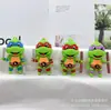 Variedades Transfronteiriças Chaveiro Tartarugas Ninja Pingente de Boneco Pingente de Chaveiro de Tartaruga Segunda Geração Boneca de Gel PVC