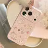 Funda Suave y Linda de Gato Perezoso para Teléfono Adecuada para Apple 17, iPhone 16 Pro Max con Diseño de Corazón Lateral, Ventana Grande para iPhone 15, 14
