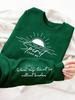 Sudadera Redonda para Mujer al por Mayor de Fábrica con Amanecer Sol