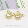 Pingente Simples de Liga Metálica Cauda de Peixe Lua Coração Estrela Concha Liga Metálica Cravejado com Diamantes Acessórios para Joias Artesanais DIY