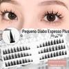 Qiao Mu Fang Denso Pequeno Diabo Plus Cílios Postiços Z16-1 Natural Simulação Enxerto Cartoon Eye Single Cluster Cílios