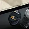 Anel de coração de zircônia cúbica em cores de doce, doce e fresco, para mulheres, estilo novo, colorido, com pequenos diamantes, leve, luxuoso, versátil para o dia a dia, anel aberto ajustável