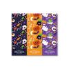 Caja de regalo de 3 pegatinas rectangulares al por mayor transfronteriza para Halloween, pegatina sellada, suministros de embalaje de pegatinas