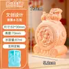 Molde de Silicona de Yeso de León de Piedra para Difusor, Molde Blanco de Animal de Dibujos Animados, Forma de Muñeco Pequeño Estilo Chino 3D para Bricolaje