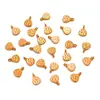 Dijes para Colgantes de Corazón, Flor, Animal, Estrella, Hoja, Pimienta, Hechos por Ti Mismo, Acero Inoxidable Chapado en Oro Real Ecológico, Joyería