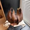 Bolso Casual Simple para Mujer 2025 Primavera Nueva Moda Trendy Bolso de Hombro Cruzado Diseño Nicho Bolso Dumpling