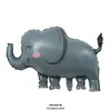 Globos de foil de animales del bosque de dibujos animados decoraciones para fiestas de cumpleaños cocodrilo mono leopardo corona elefante gato globos