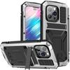 Adequado para Capa Três-Provas Iphone15Promax 17Pro Lente Metal Cobertura Total S25Ultra Capa com Suporte 17Air