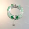 Pulseira Popular Super Fada Lua Transparente como Gelo para Mulheres Design de Nicho Estudante Versátil Doce Colorida Melhor Amiga