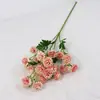 25 Flores Artificiales, Crisantemos de Bola Pequeña para Exhibición en Mesa de Comedor del Hogar, Crisantemos de Ping Pong para Decoración de Bodas, Flores de Bola de Cebolla de Tela de Seda de Diente de León