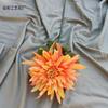 Simulación dahlia individual arreglo floral para auditorio de boda decoración interior del hogar fotografía flores falsas al por mayor comercio exterior