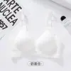 Roupa íntima interna macia, confortável e sem costura, com sustentação sem aro para realçar o busto pequeno, suporte para os seios laterais, suporte macio, sutiã anti-queda