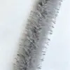 Tiras de pelo sintético de guaxinim 8-10cm, acessórios para vestuário, gola de pelo, jaqueta acolchoada, casaco de algodão, capuz, decoração de punho, cachecol de pelo