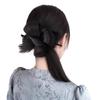 Nueva peluca de cabeza estilo chino Marubeni Círculo de cabello Hanfu Estilo antiguo Moño para el cabello Bolsa de cabello de simulación Vestido antiguo Moño de flores Parte posterior de la cabeza