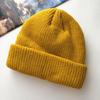Gorro de Invierno 2026 para Hombres y Mujeres, Gorro de Punto de Color Sólido, Gorro de Esquí sin Visera