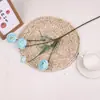 Rosa Chá 4 Cabeças Botão de Chá Flor Artificial Alta Qualidade Decoração de Casa Cenário de Casamento Adereço de Fotografia Flor Falsa
