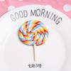 Tamaño grande simulación arcilla blanda piruleta accesorios para jugar a la comida colgante DIY colgante modelo de piruleta para jugar a la comida
