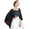 Camisa de Gasa 100D Transfronteriza Estilo Europeo y Americano Jersey Cuello Redondo Chal Protector Solar Cubierta Sin Mangas Chaleco Holgado para Mujer Venta al por Mayor