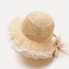 Sombrero de Paja para Niños Sombrero de Bebé para Mujer Sombrero para el Sol para Padres e Hijos Sombrero de Playa Princesa Protección Solar de Primavera y Verano Sombrero para el Sol para Bebé de Niña