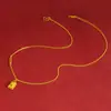Collar de Flor de Oro de Arena Vietnamita Pulsera Anillo de Verano para Mujer Joyería de Alto Nivel Cobre Dorado Imitación Larga Duración Nuevo Estilo Chino